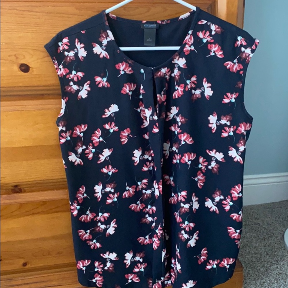 Ann Taylor  floral blouse